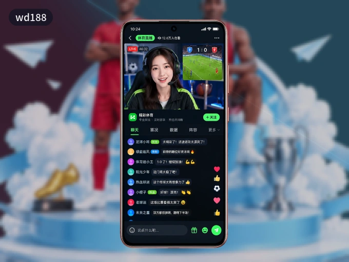 用wd188 APP看球，高清流畅不卡顿